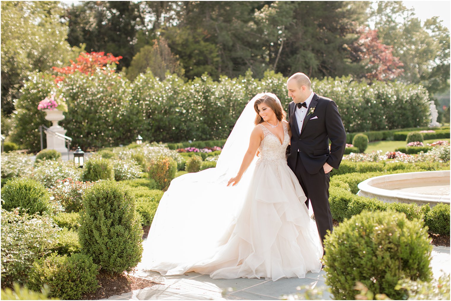 Wedding portraits at Park Chateau Estate in East Brunswick, NJ