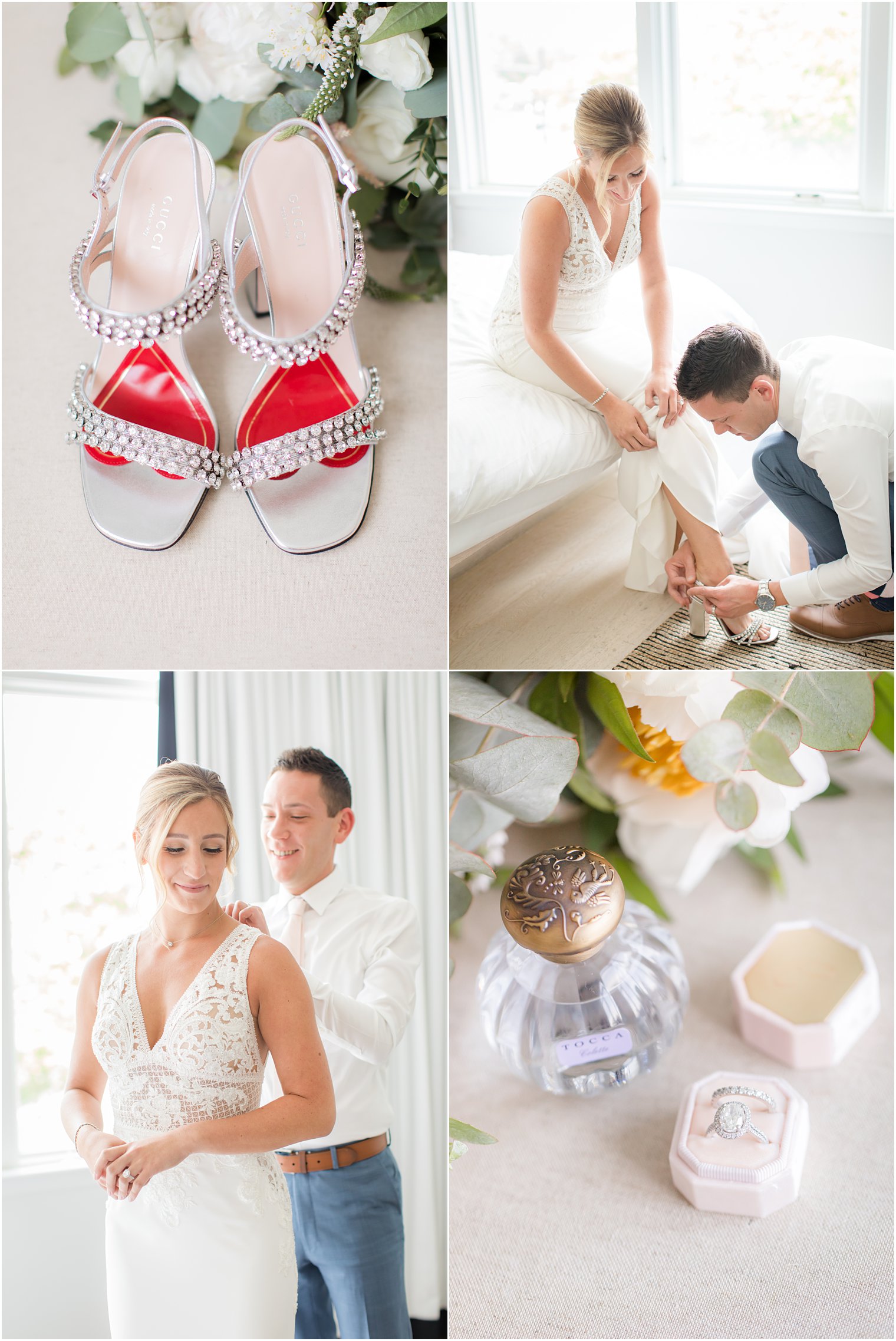 bridal prep photographed by Idalia Photography for Sandy Hook Chapel wedding day