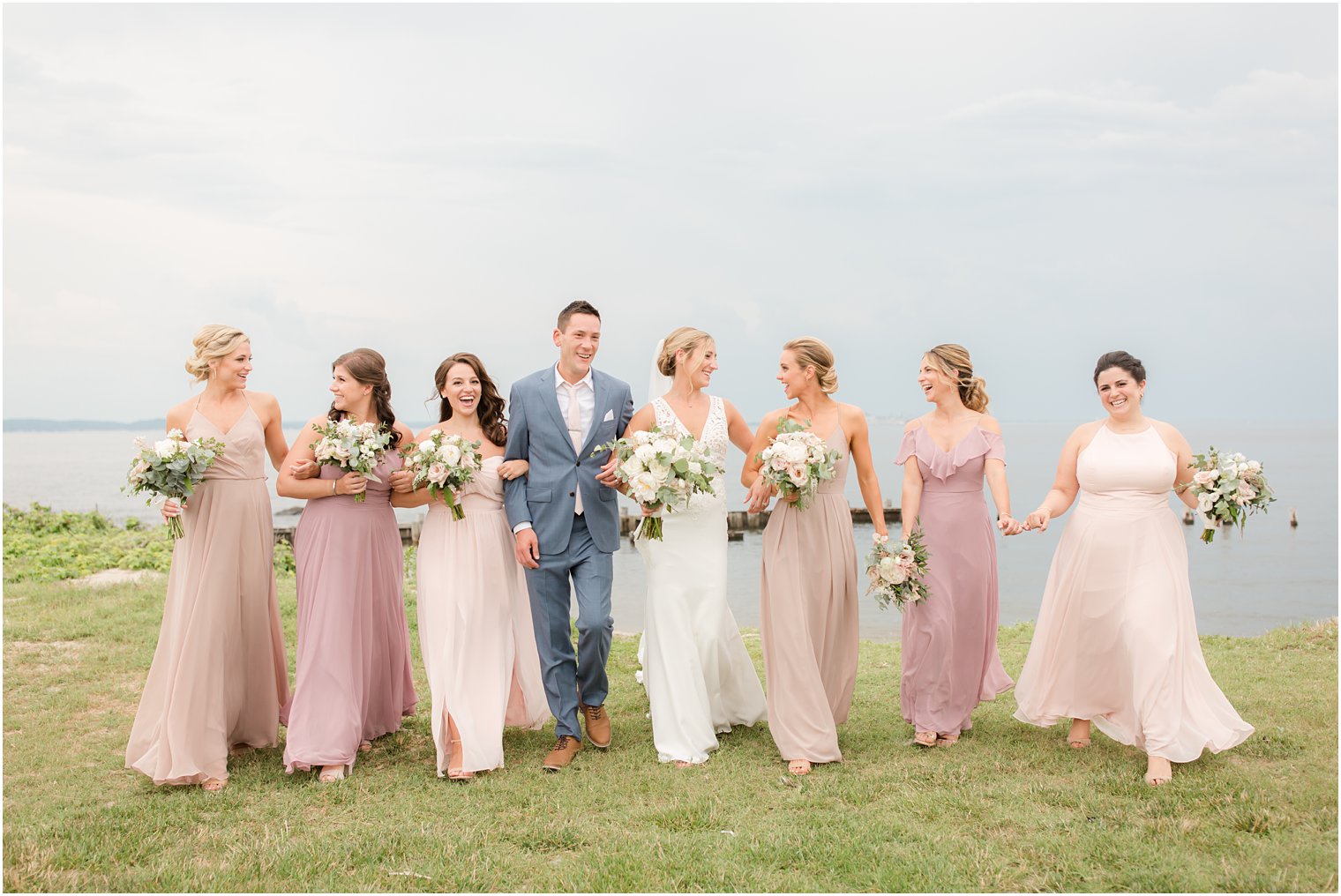 New Jersey wedding party photographed by Idalia Photography