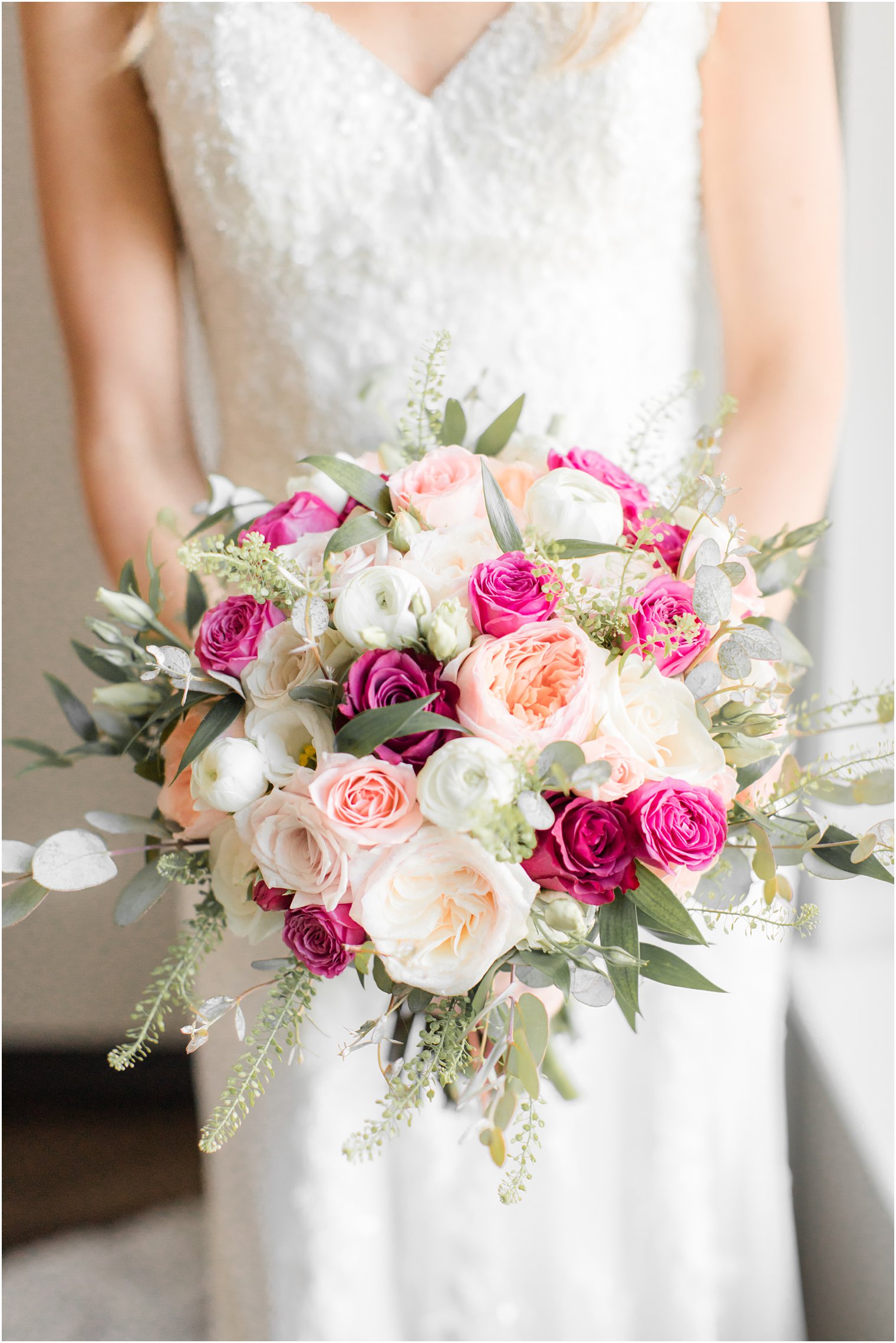 Wedding bouquet by Pink Dahlia Floral and Design | Stone House at Stirling Ridge Wedding Photography by Idalia Photography