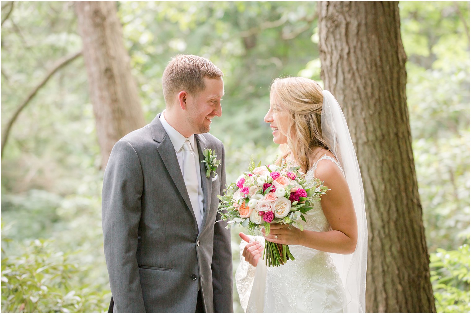 First look at Leonard J. Buck Garden | Stone House at Stirling Ridge Wedding Photography by Idalia Photography