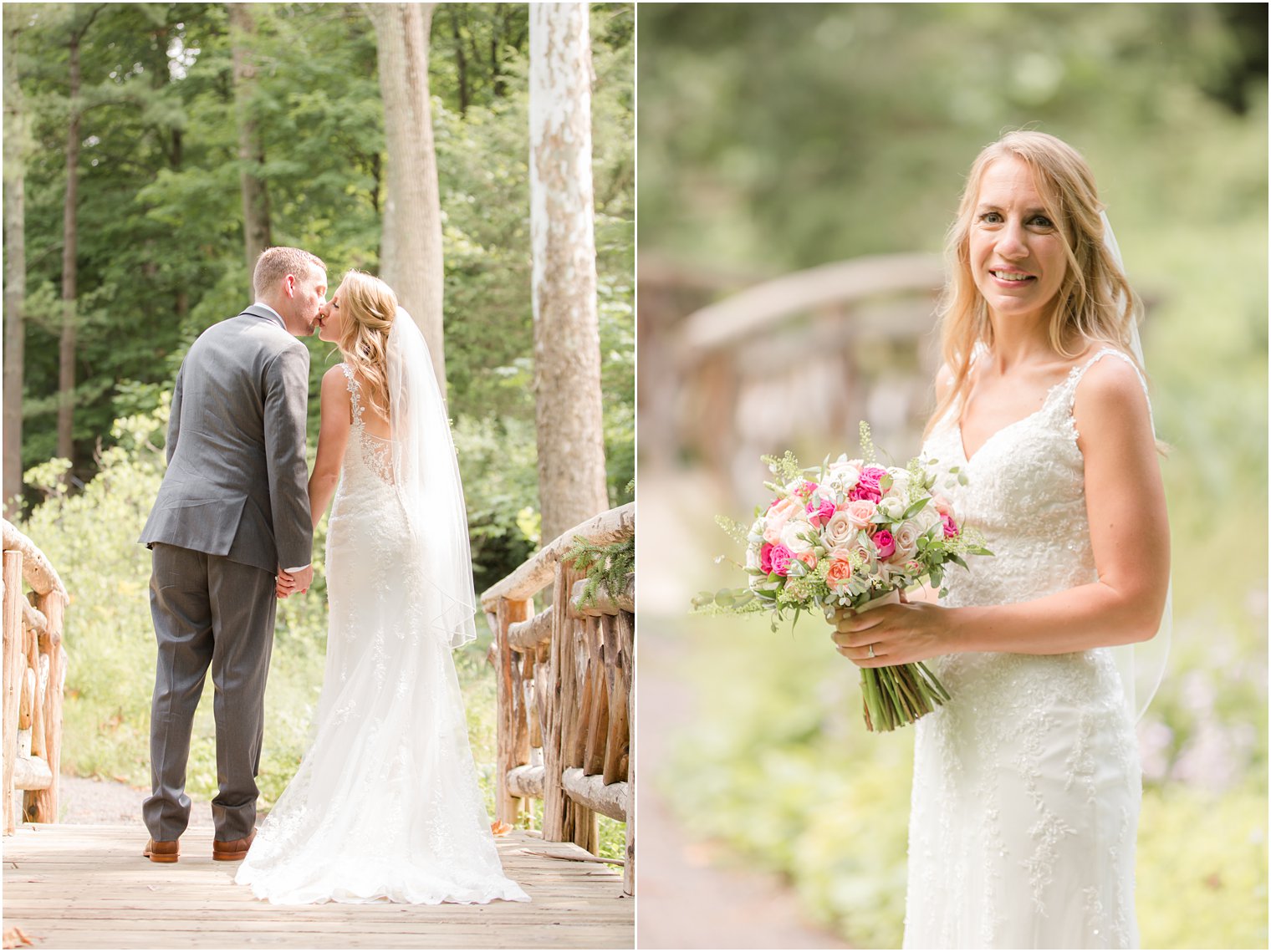 Wedding photos at Leonard J. Buck Garden