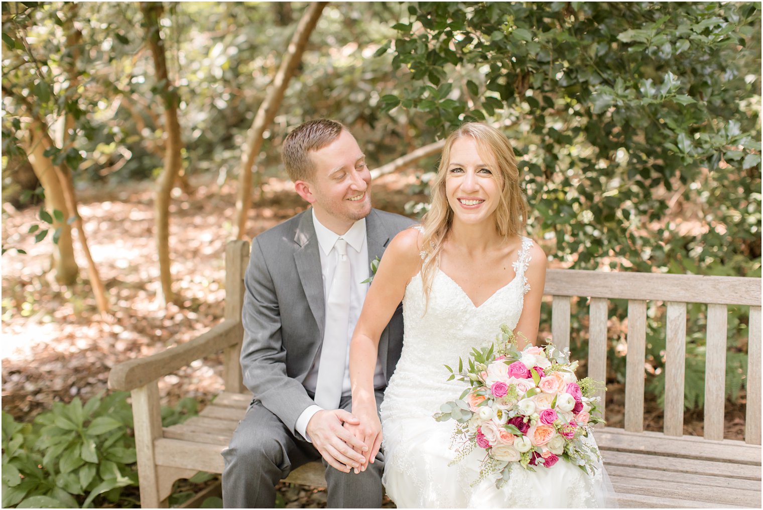 Wedding photos at Leonard J. Buck Garden