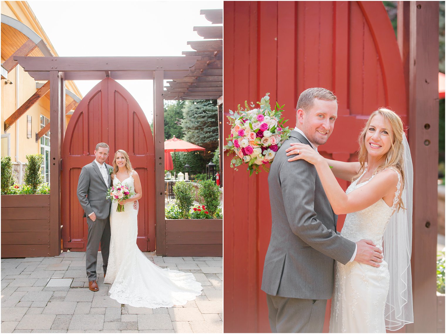 Bride and groom photos at Stone House at Stirling Ridge in Warren, NJ