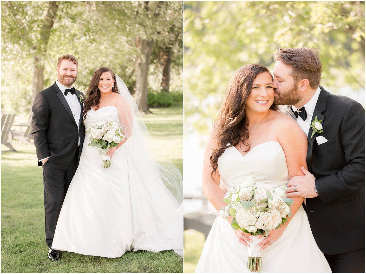 Formal bride and groom photos at Indian Trail Club 