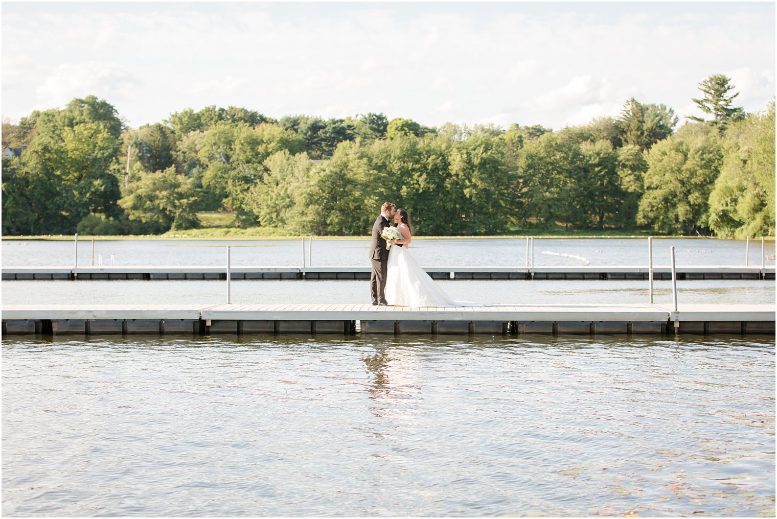 Romantic wedding photos at Indian Trail Club 