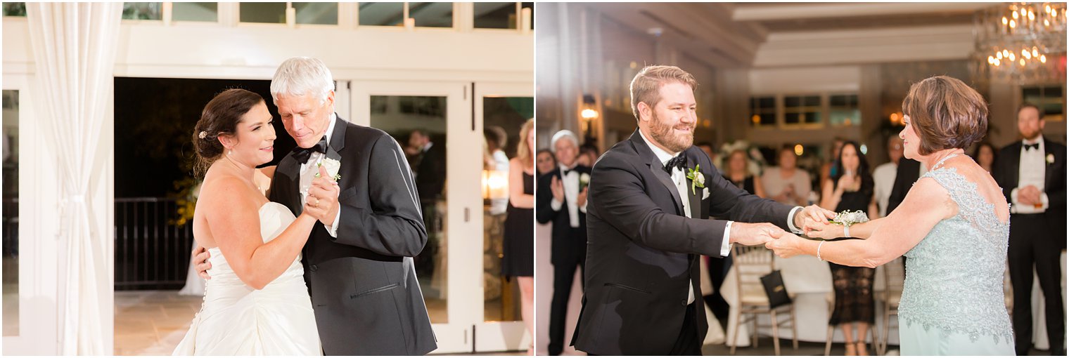 Parent dances at wedding reception at Indian Trail Club