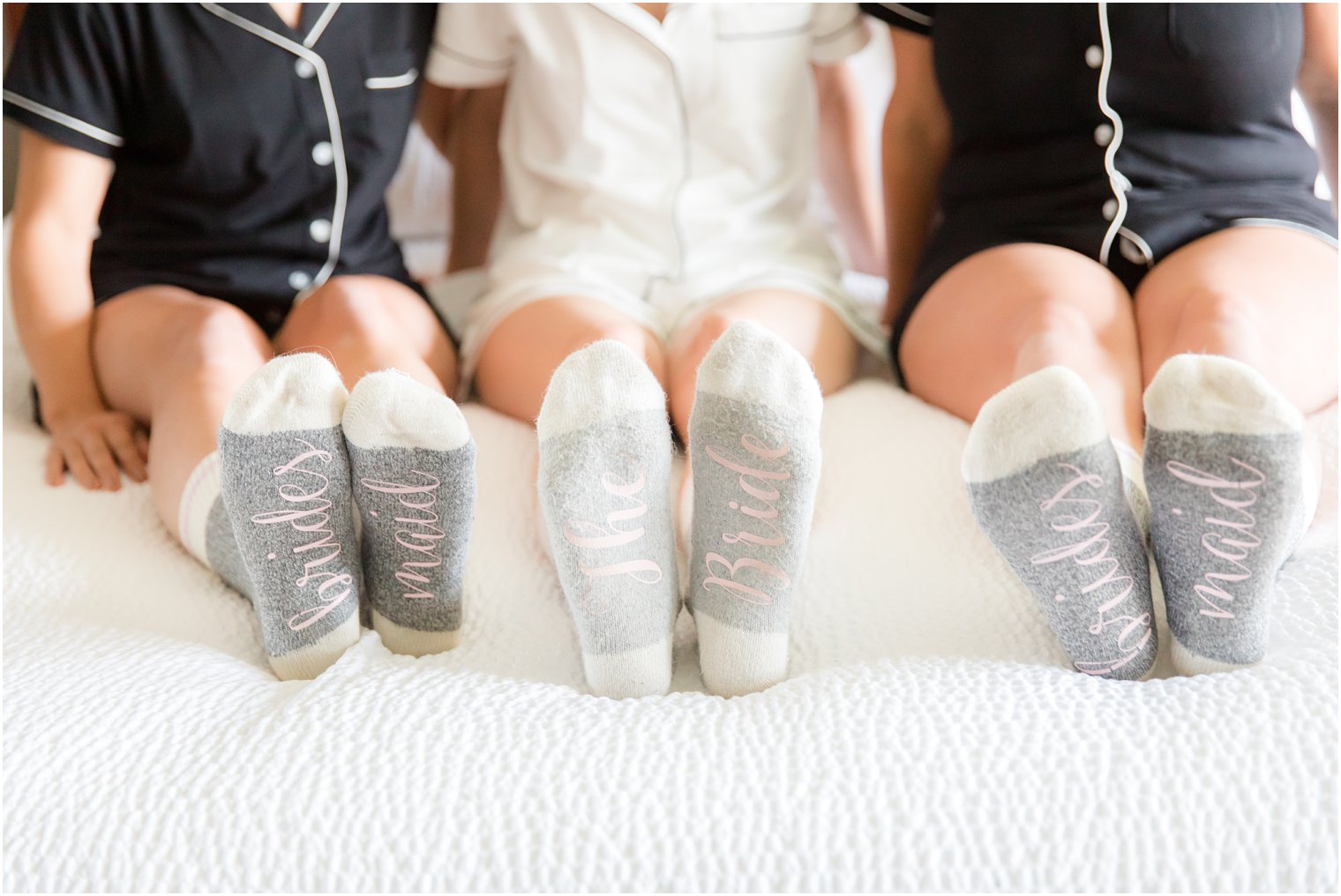 Custom socks for bridesmaids