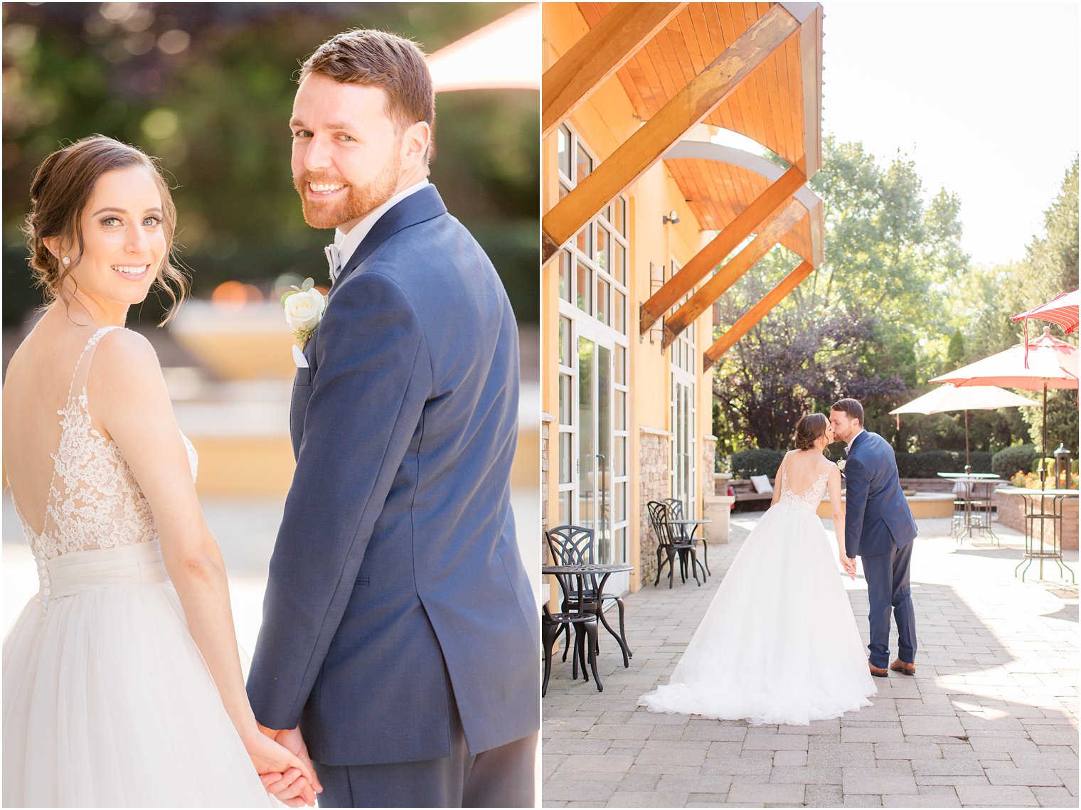 Bride and groom portraits at Stone House at Stirling Ridge Wedding Photos by NJ Wedding Photographers Idalia Photography