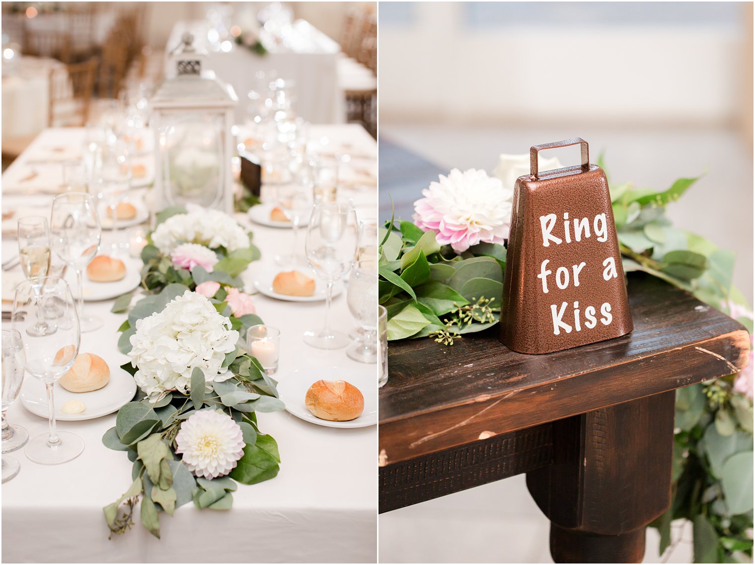 Wedding reception decor at Stone House at Stirling Ridge Wedding Photos by NJ Wedding Photographers Idalia Photography