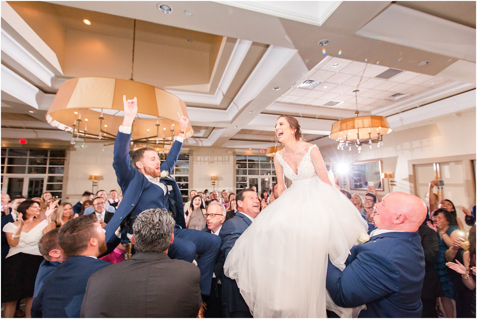 Hora during wedding reception at Stone House at Stirling Ridge Wedding Photos by NJ Wedding Photographers Idalia Photography