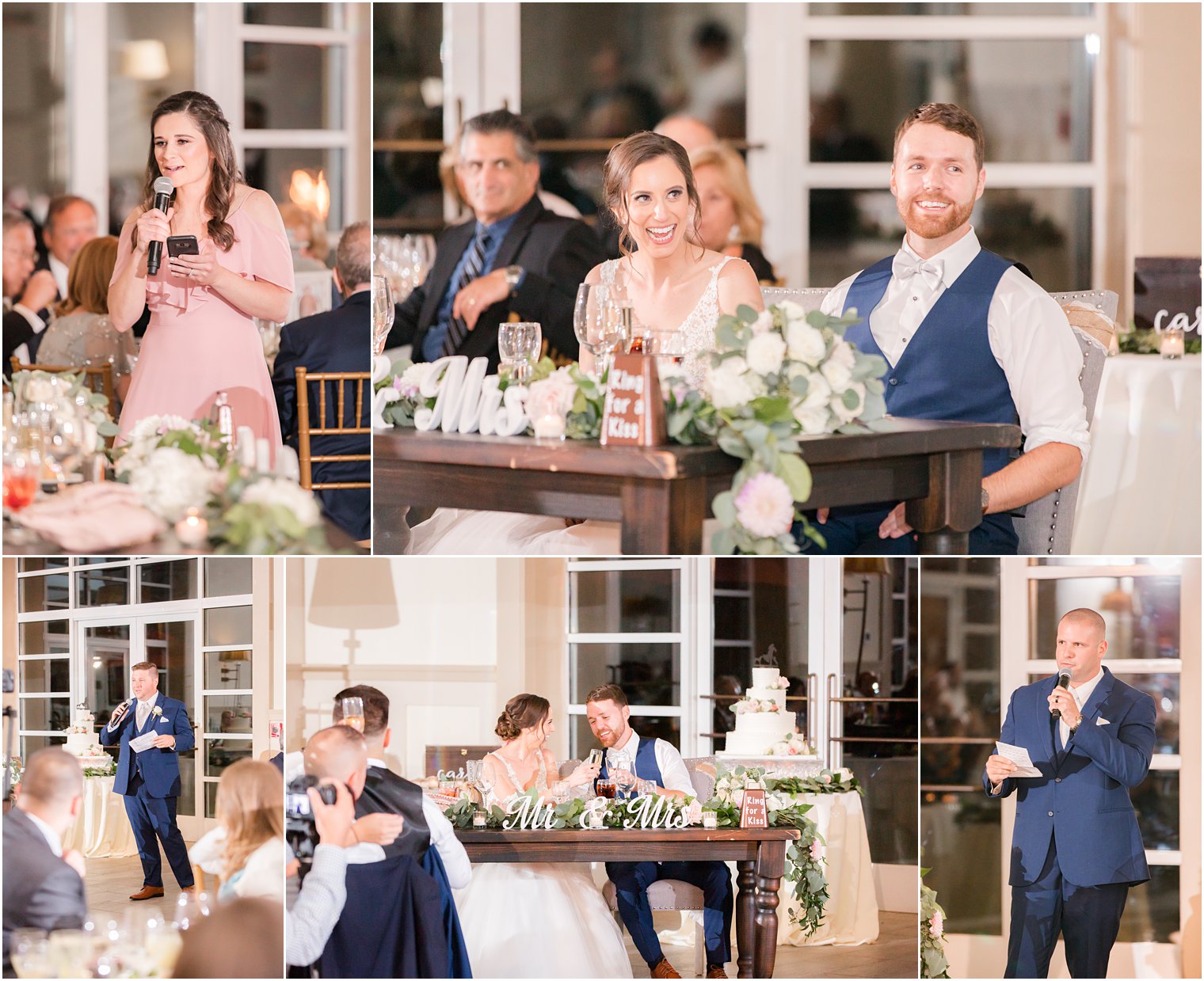 Wedding reception at Stone House at Stirling Ridge Wedding Photos by NJ Wedding Photographers Idalia Photography