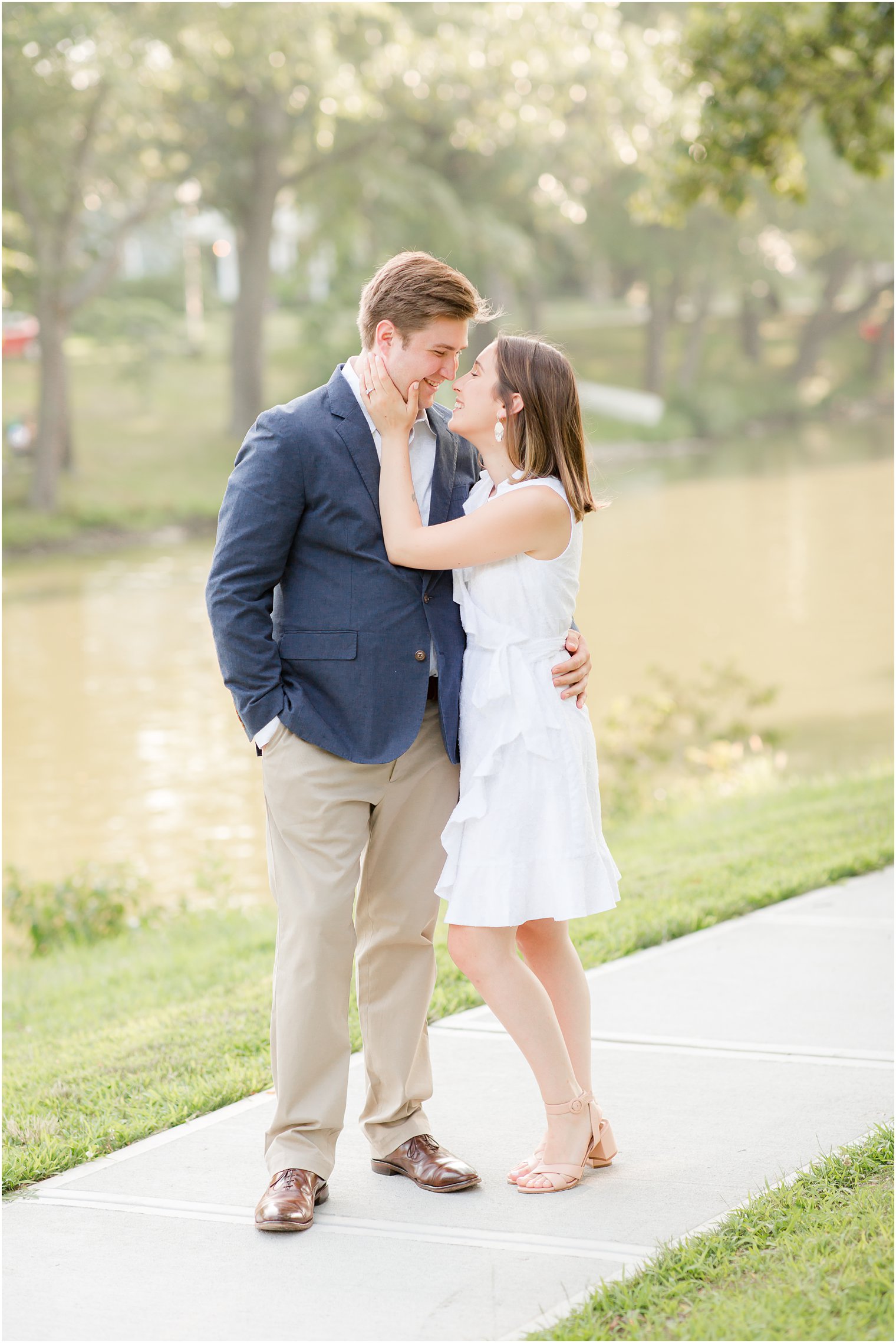 Preppy engagement session in Spring Lake, NJ