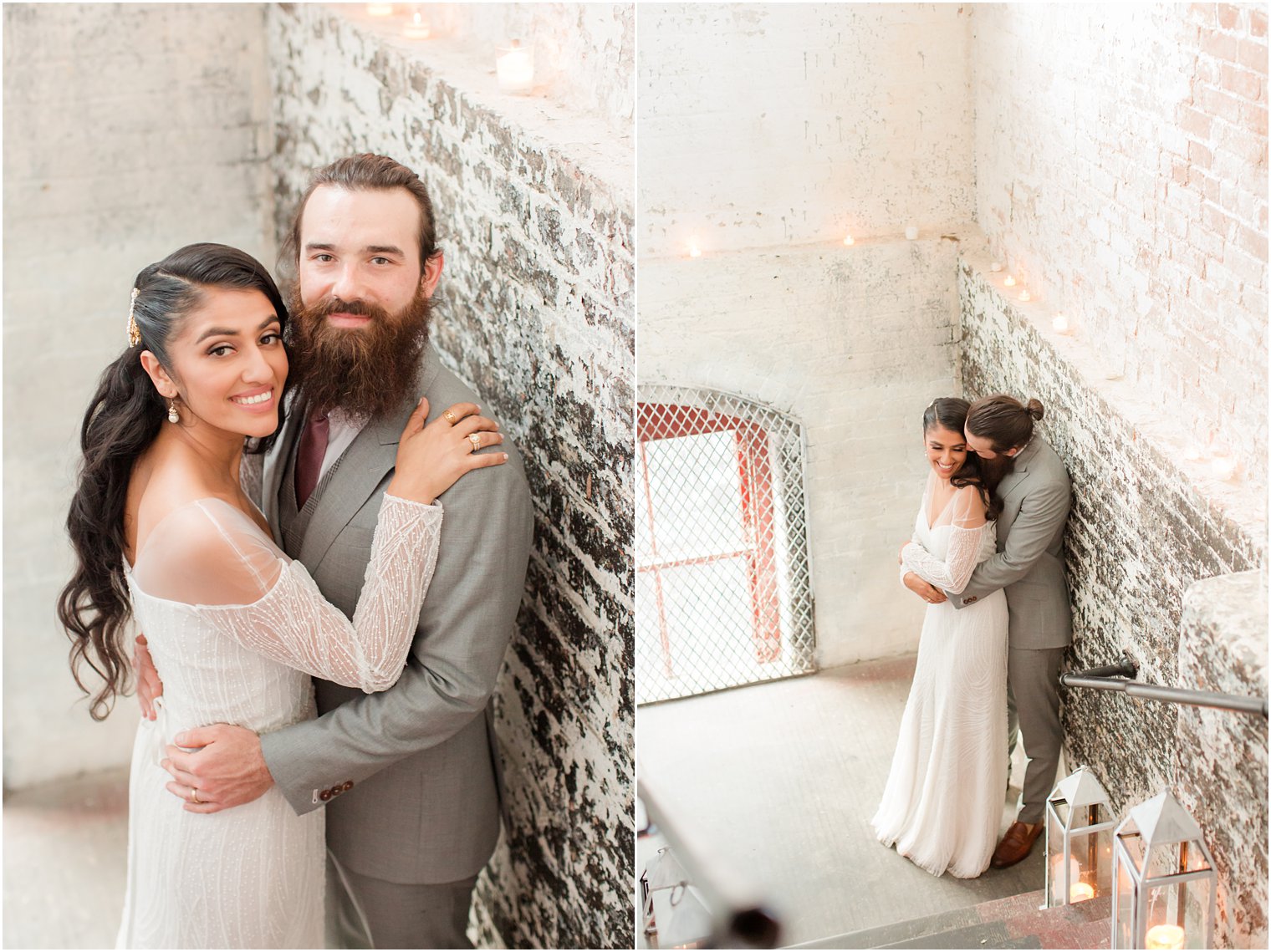 Wedding portraits at Art Factory Studios in Paterson NJ