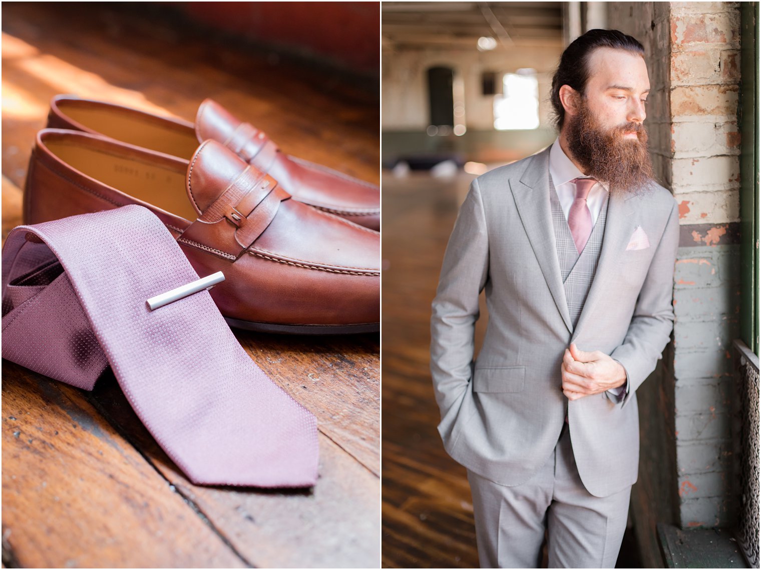 contemplative groom on his wedding day