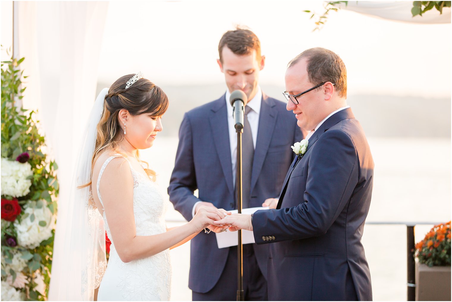 Lake Mohawk wedding ceremony