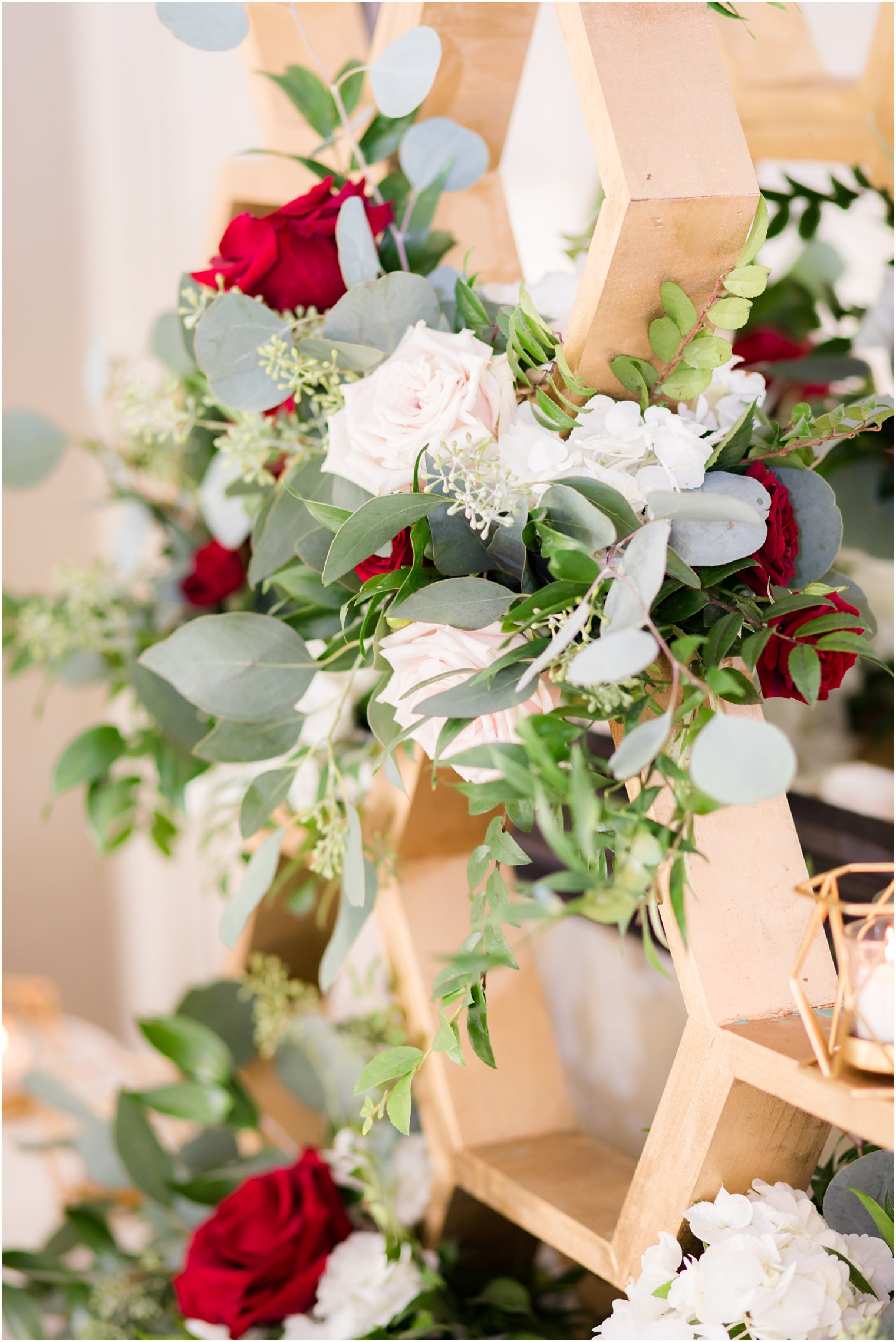 floral display by A Touch of Elegance Events for wedding reception