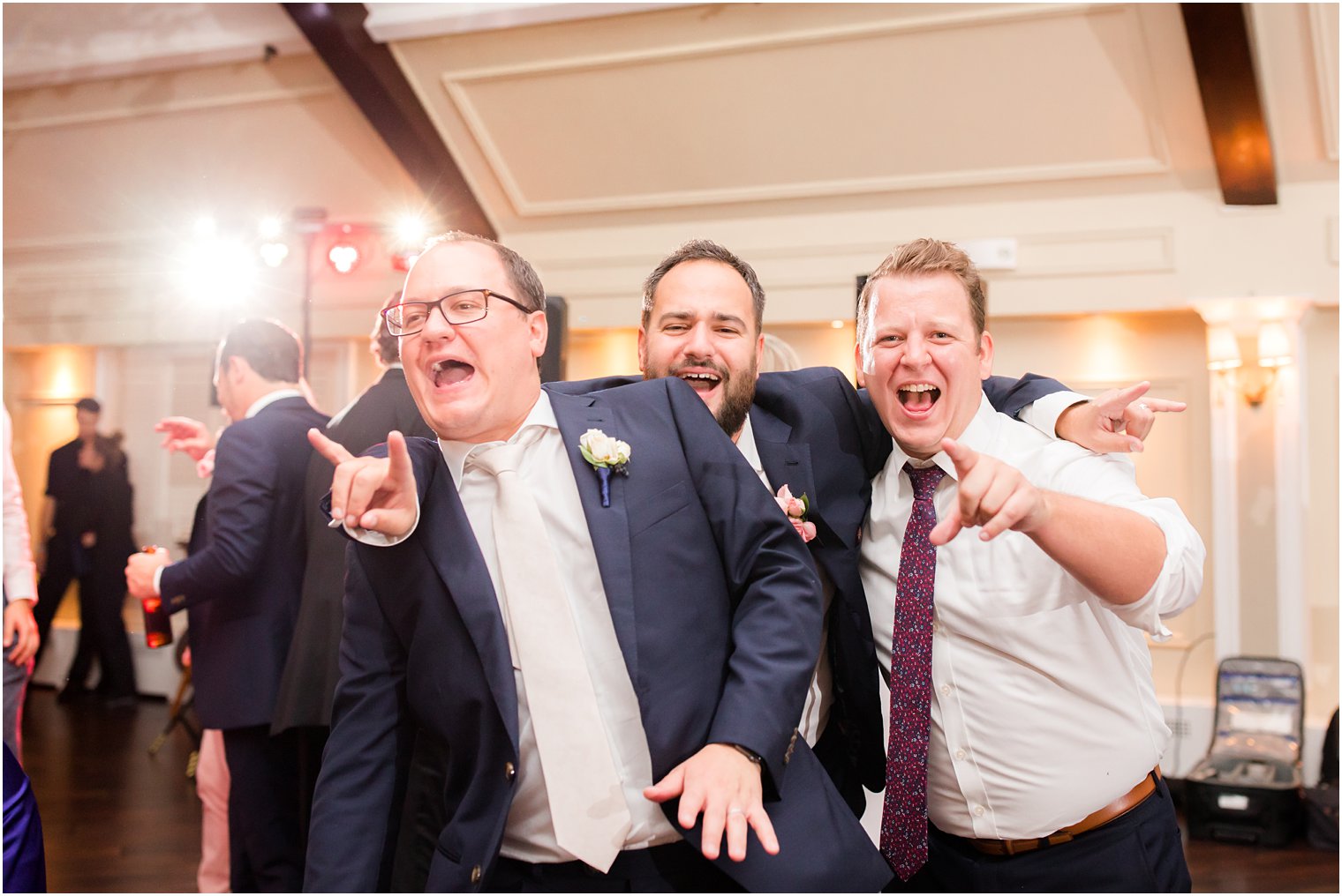 groom dances at Lake Mohawk Country Club