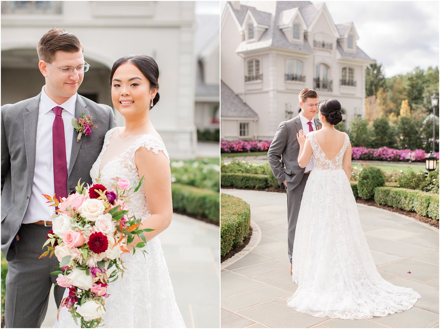 Bride and groom photos at Park Chateau Estate