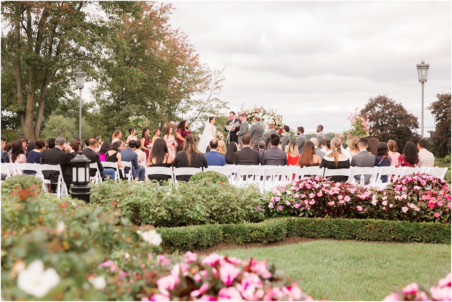 wedding ceremony at Park Chateau Estate with Idalia Photography