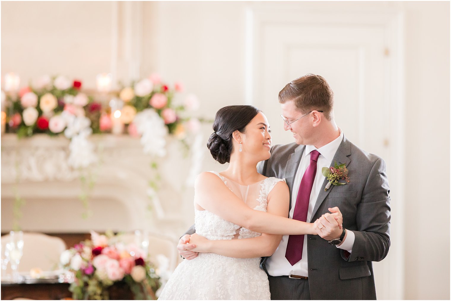 first dance on wedding day at Park Chateau Estate 