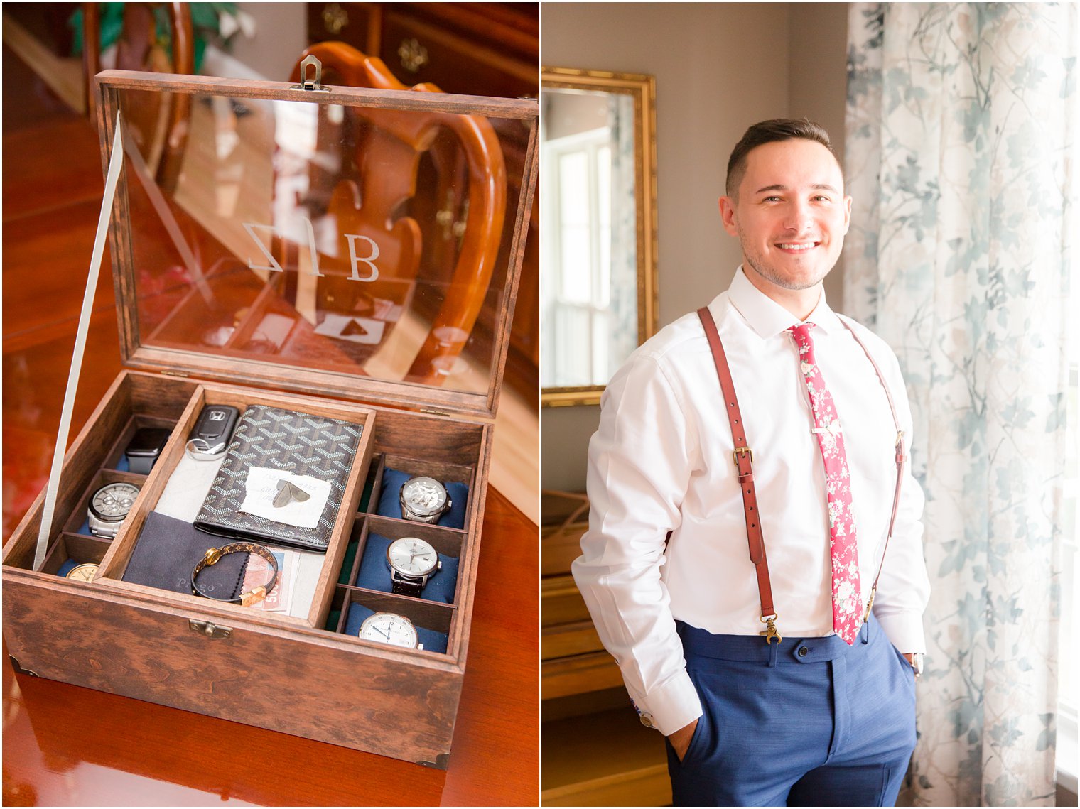 Groom's watch collection for his wedding day