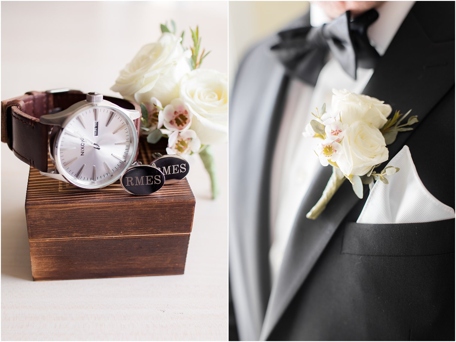 Groom details at Brant Beach Yacht Club