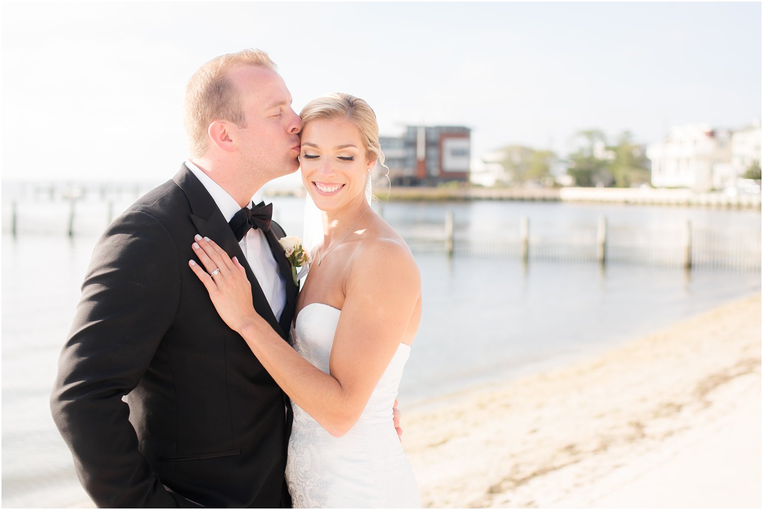 Wedding portraits at Brant Beach Yacht Club