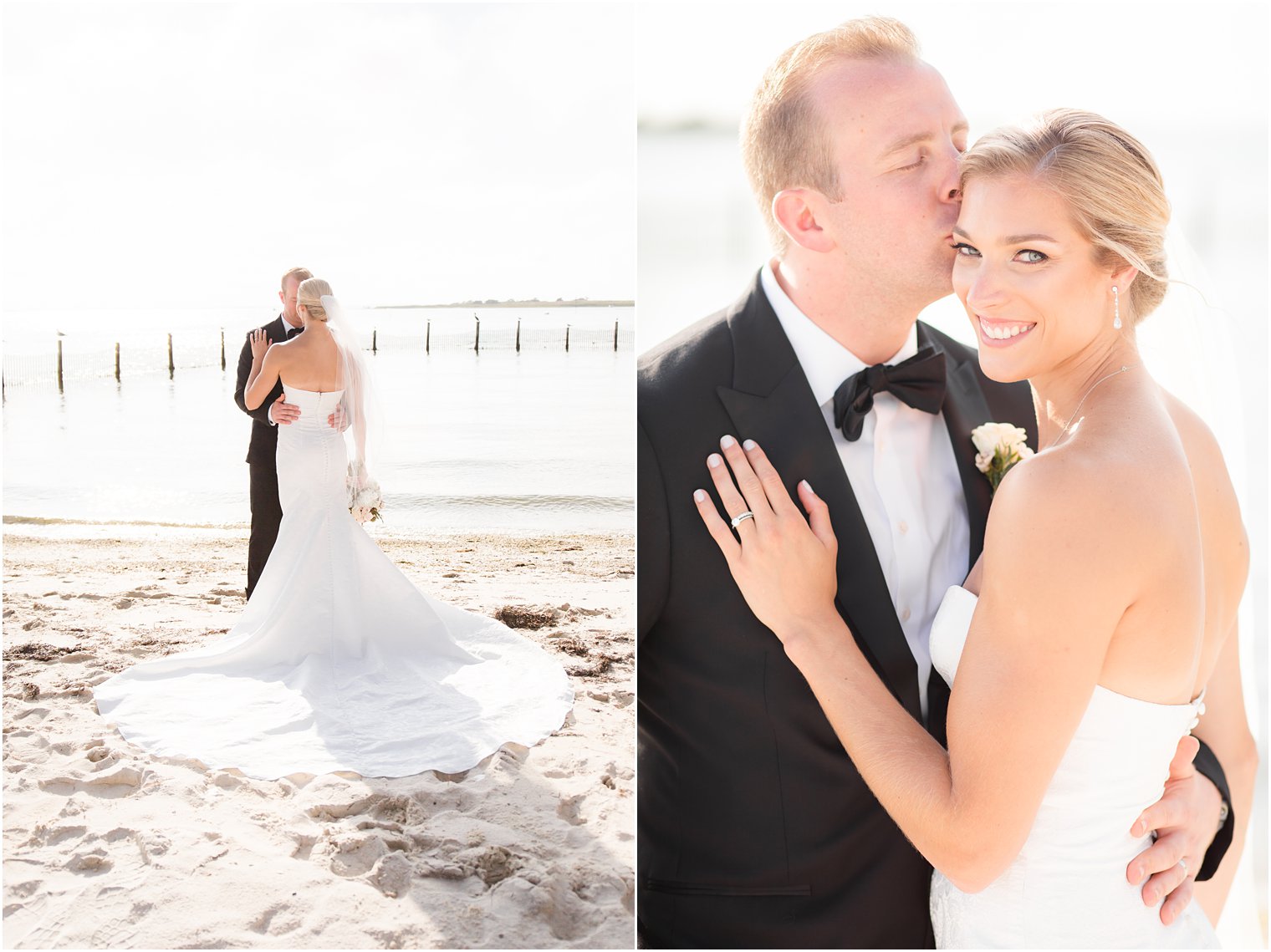 Wedding portraits at Brant Beach Yacht Club