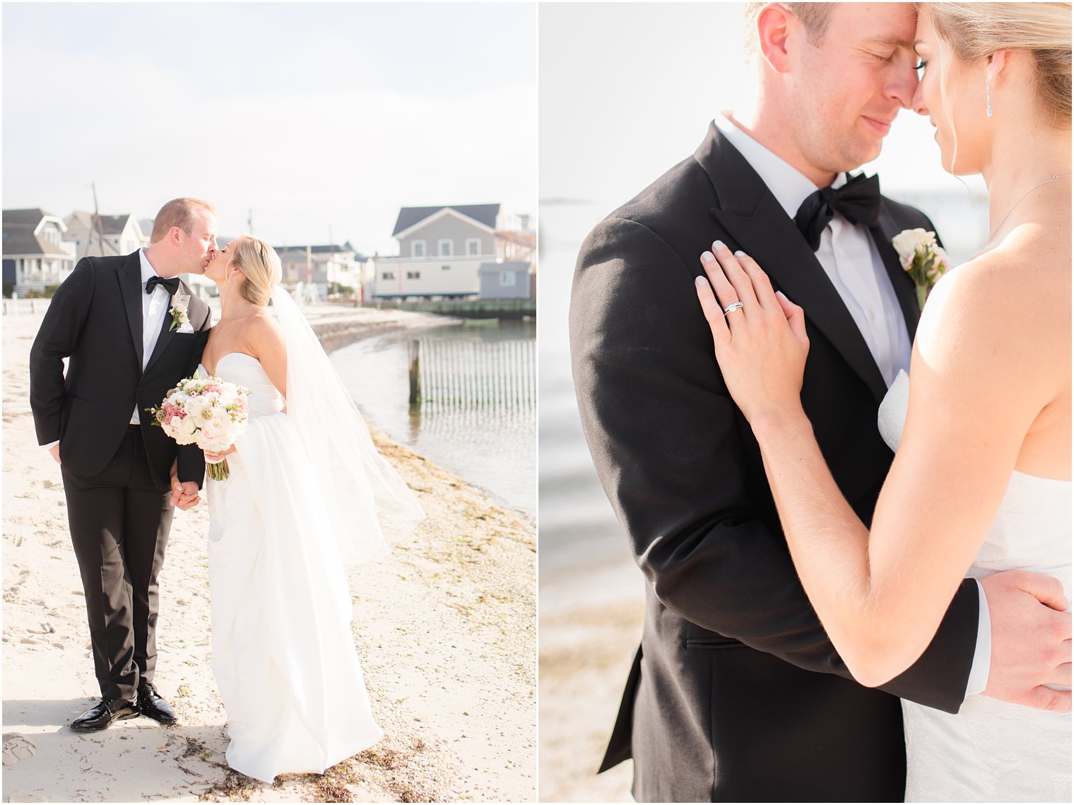 Wedding portraits at Brant Beach Yacht Club