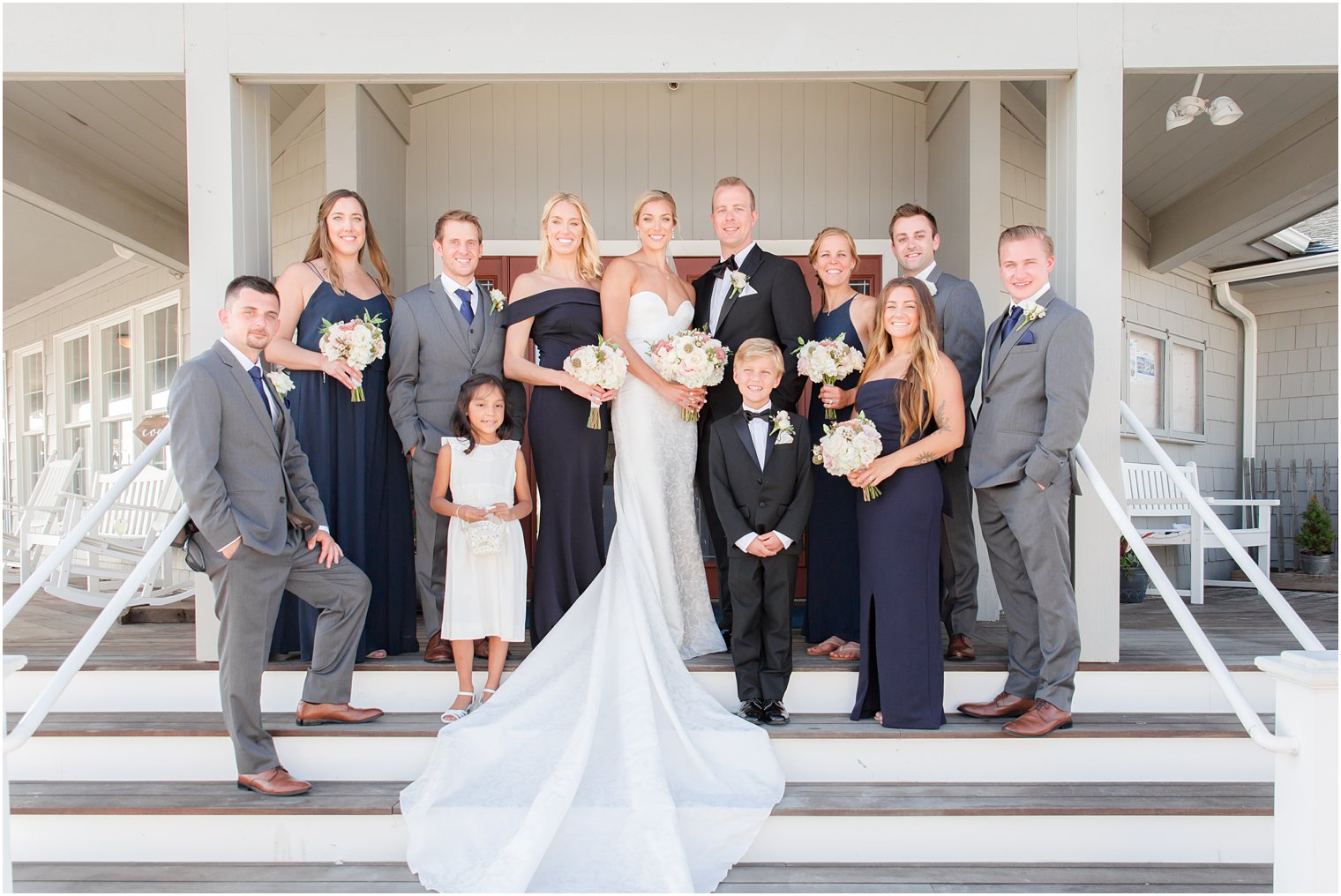 Bridal Party at Brant Beach Yacht Club