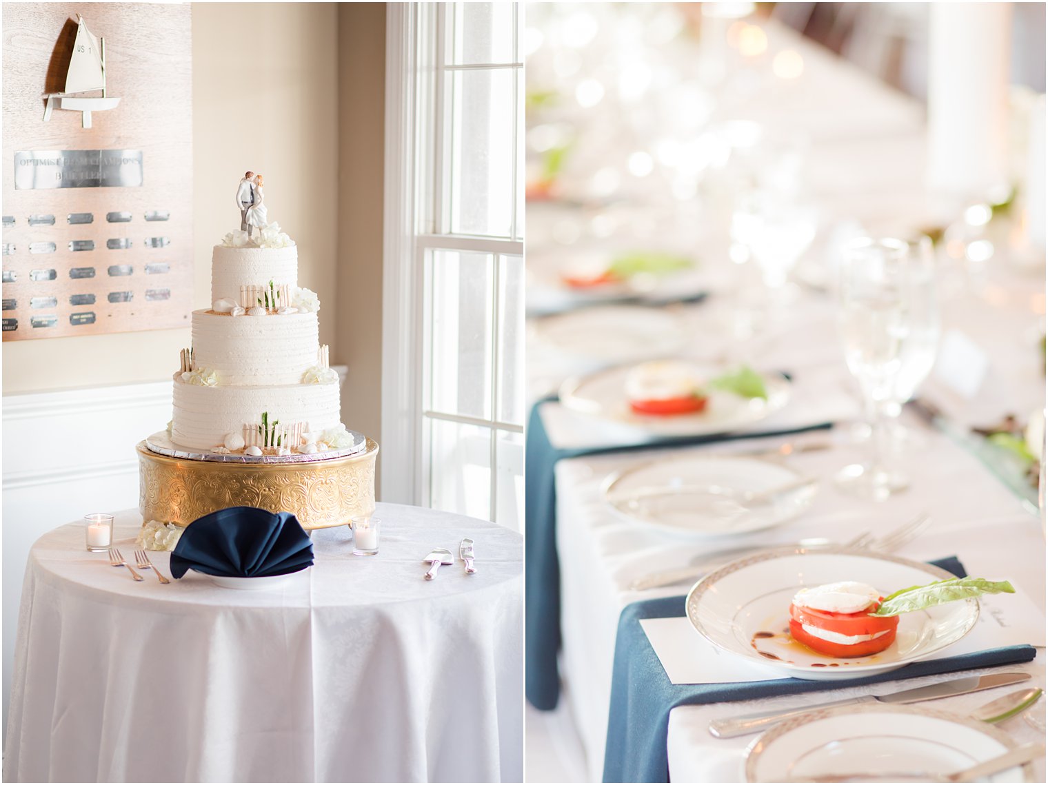 Wedding reception at Brant Beach Yacht Club