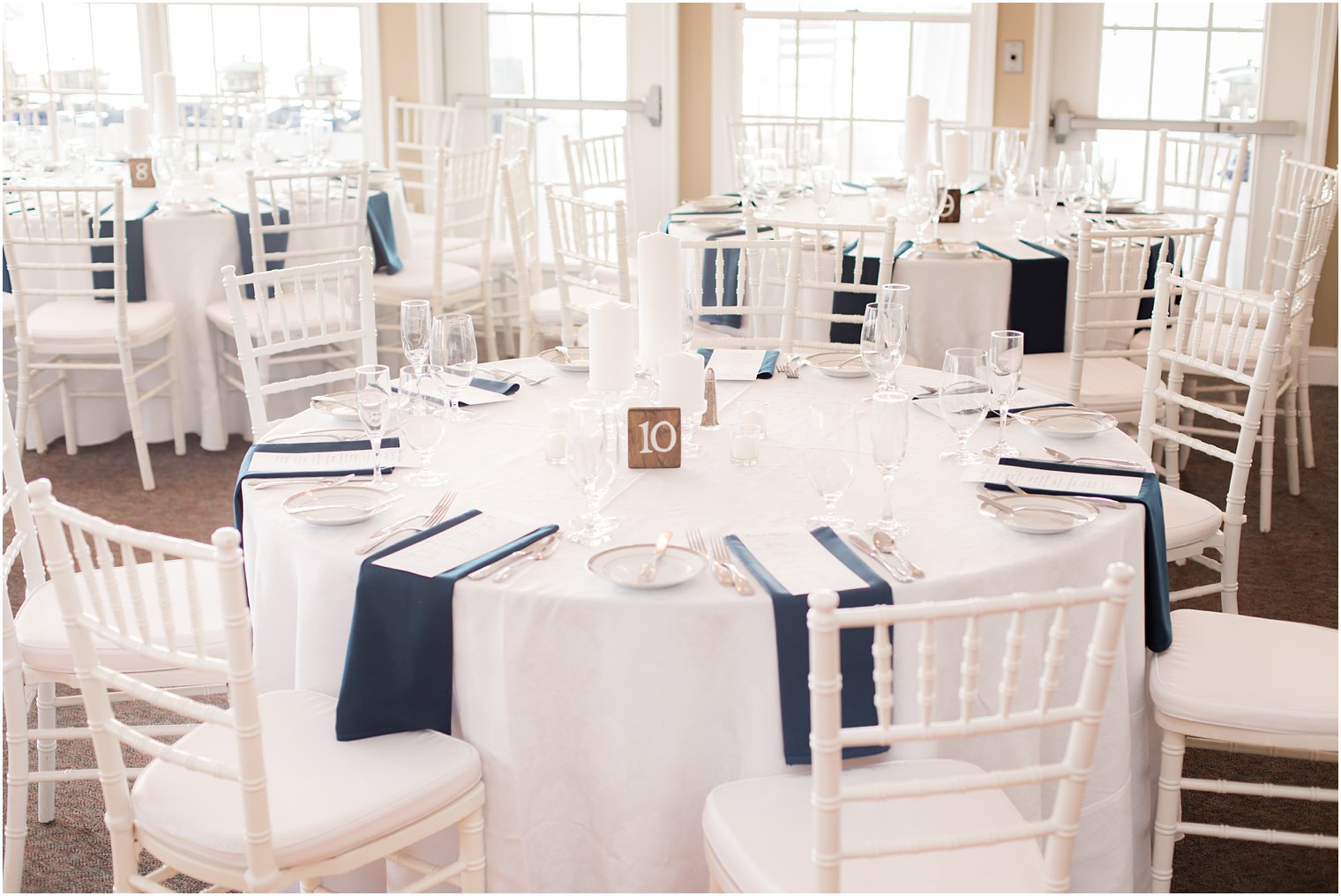 Wedding reception at Brant Beach Yacht Club