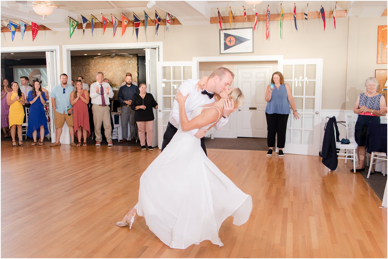 Wedding reception at Brant Beach Yacht Club