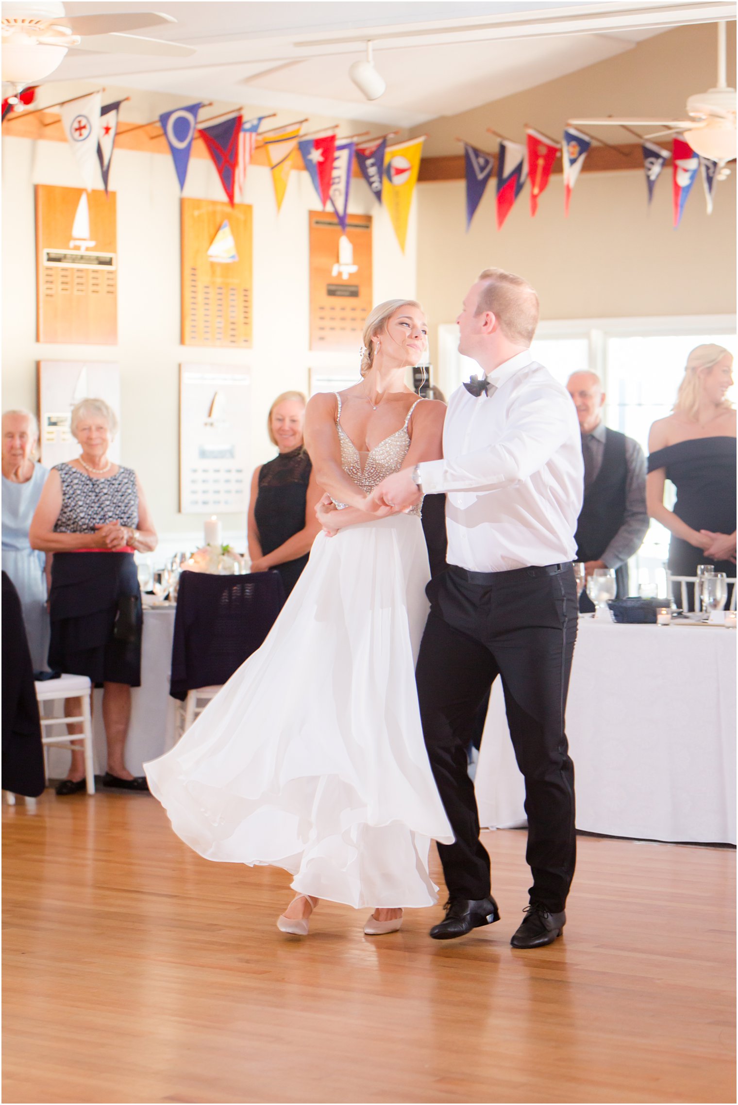 Wedding reception at Brant Beach Yacht Club