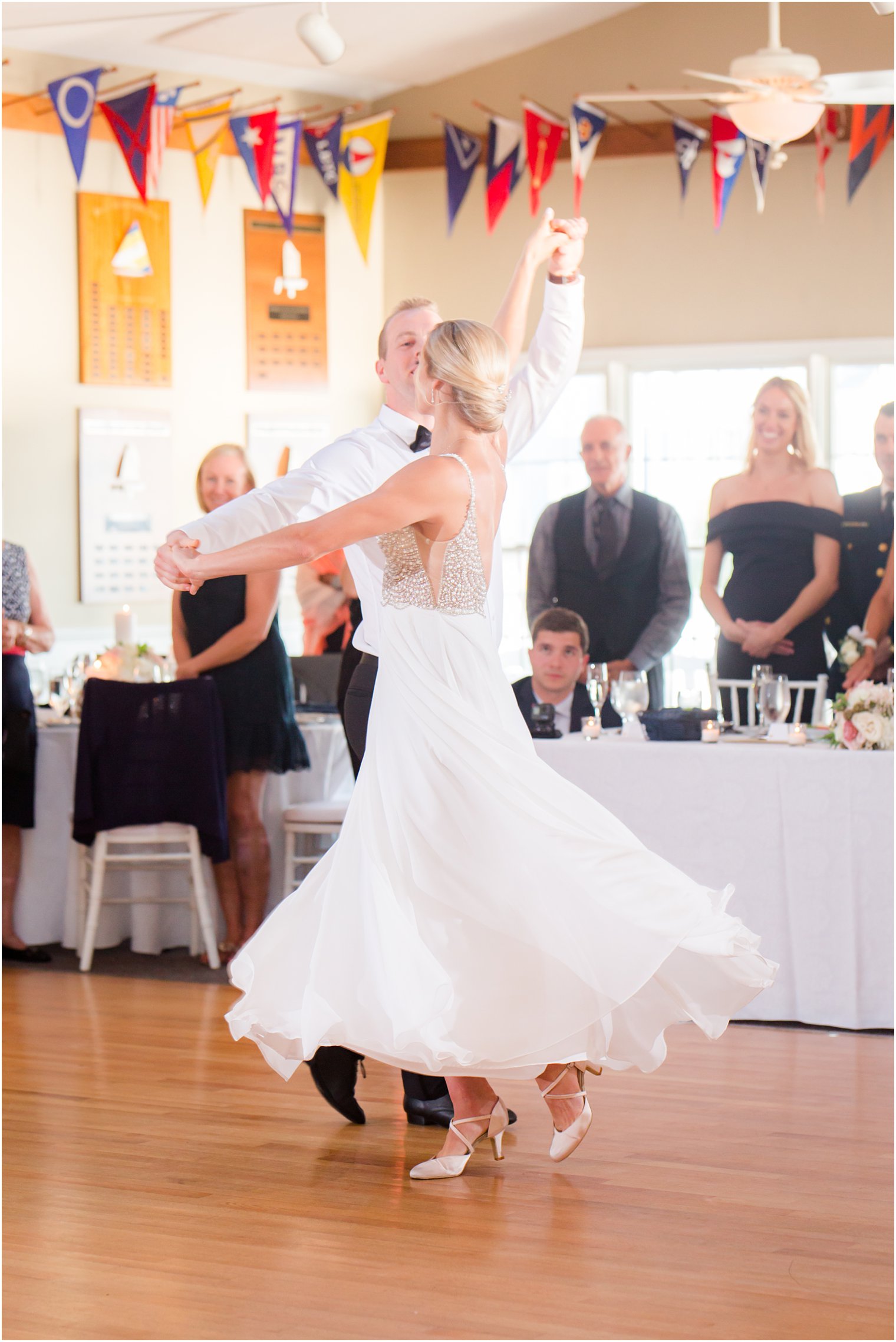 Wedding reception at Brant Beach Yacht Club