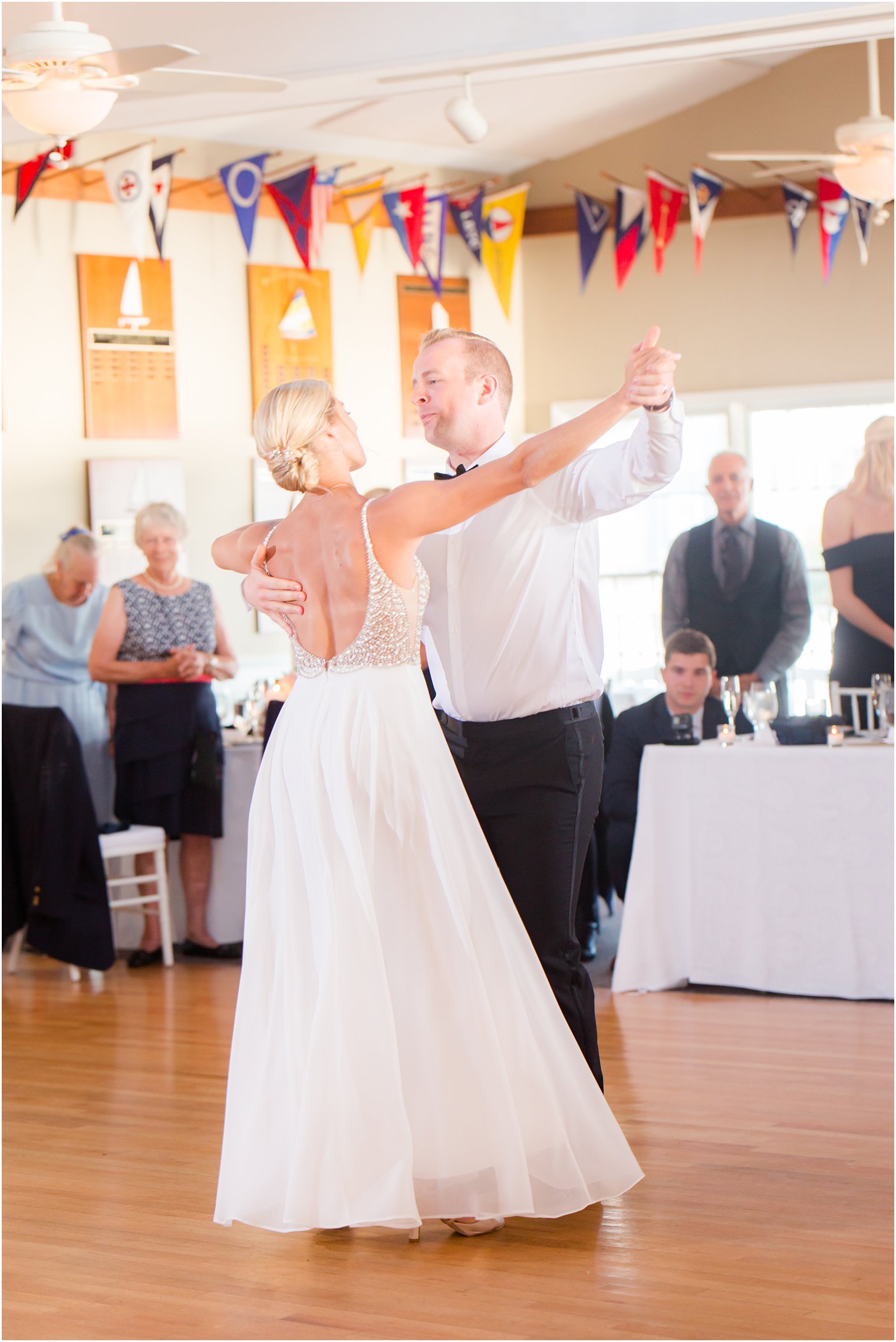 Wedding reception at Brant Beach Yacht Club