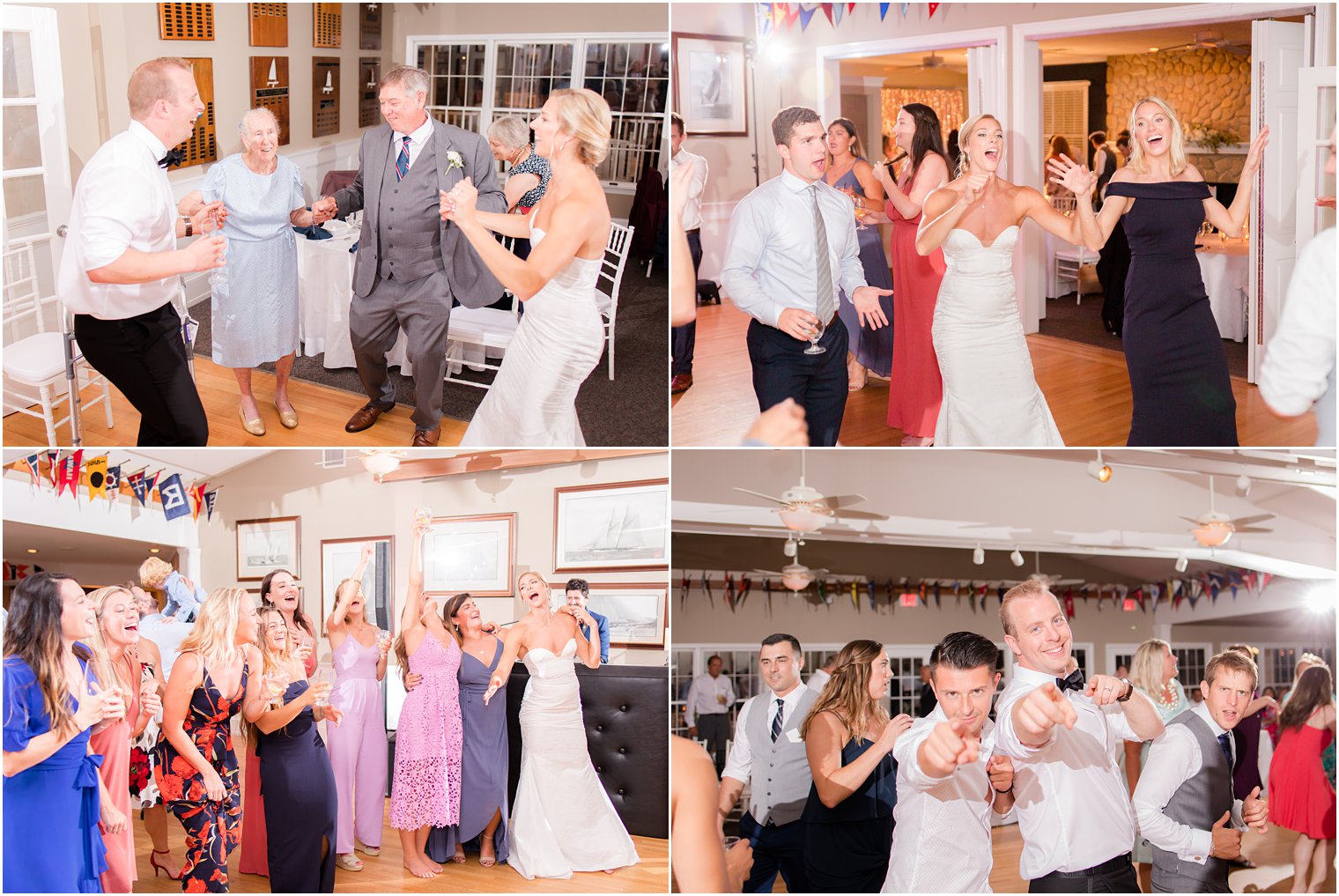 wedding reception at Brant Beach Yacht Club by LBI Wedding Photographers Idalia Photography