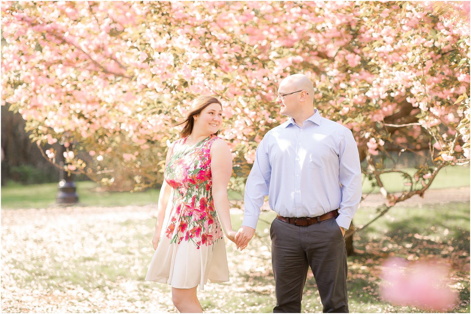 Floral dress for floral inspired engagement