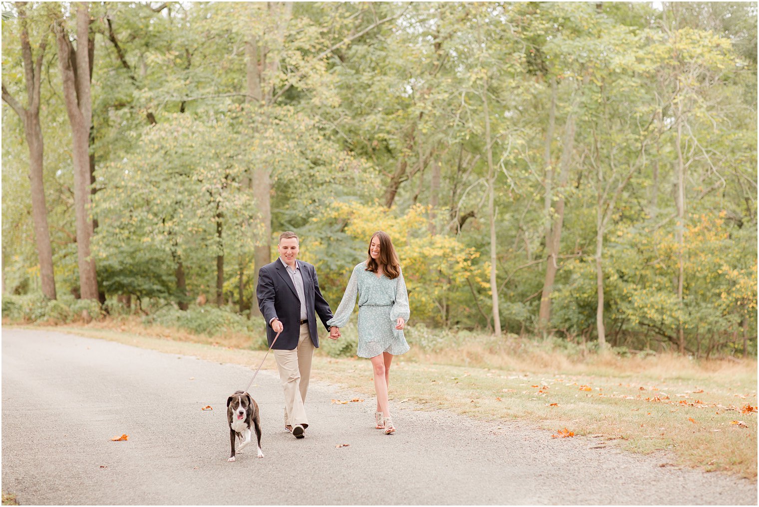 romantic allaire state park engagement session with Idalia Photography