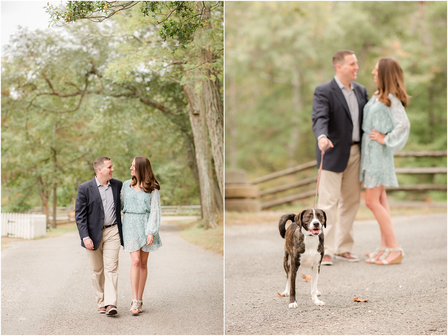 fall allaire state park engagement session by Idalia Photography