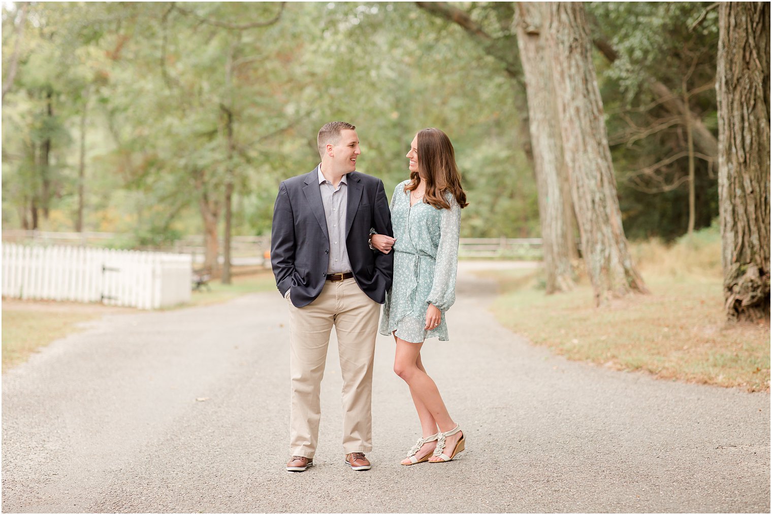 romantic New Jersey engagement photos by Idalia Photography