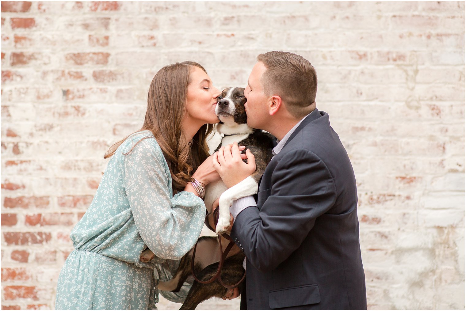 allaire state park engagement session with dog
