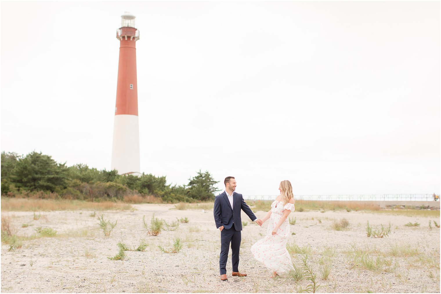 engagement session on LBI with Idalia Photography