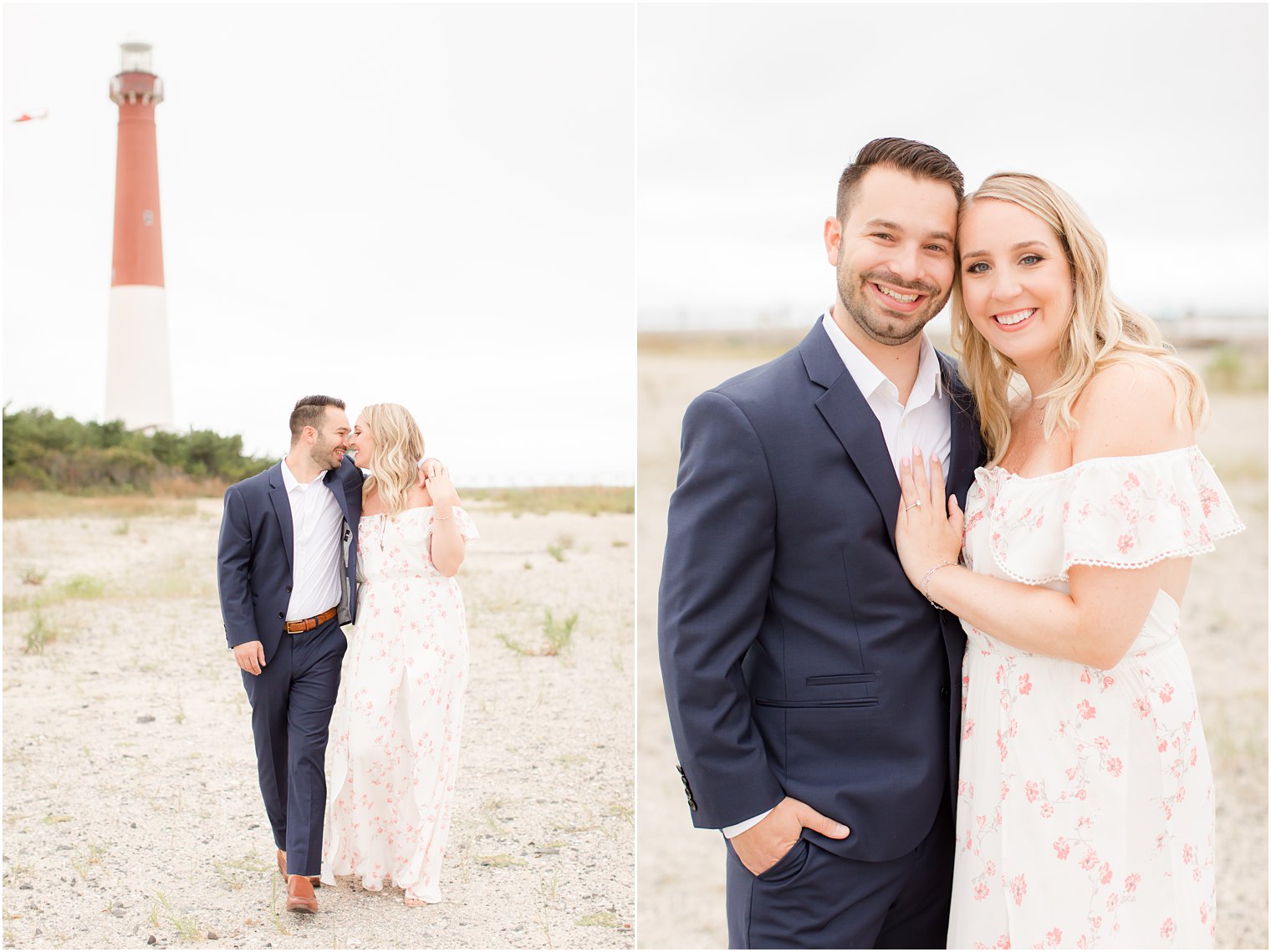 Idalia Photography captures Barnegat Lighthouse Engagement Session