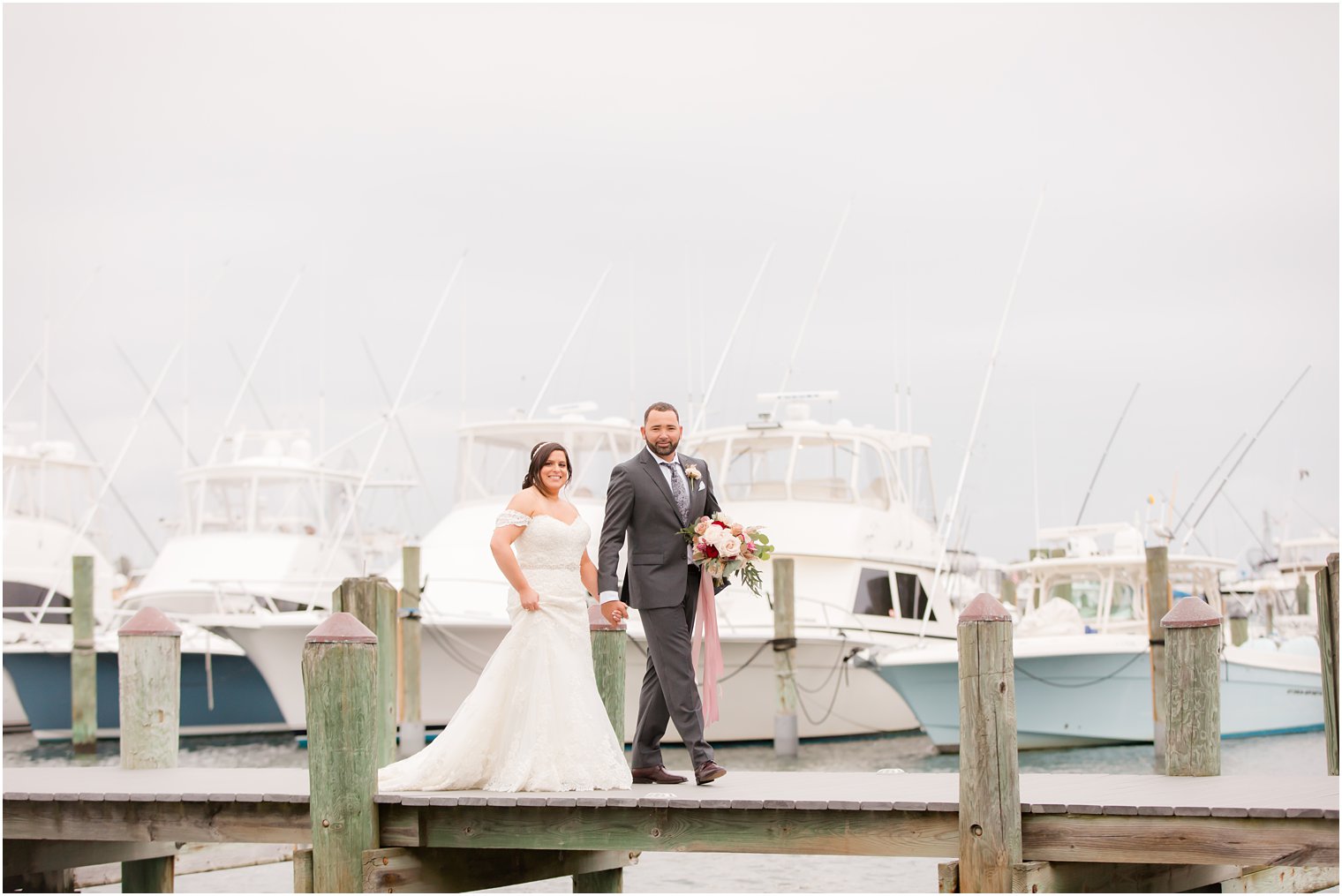 nautical inspired Clarks Landing wedding photos with Idalia Photography