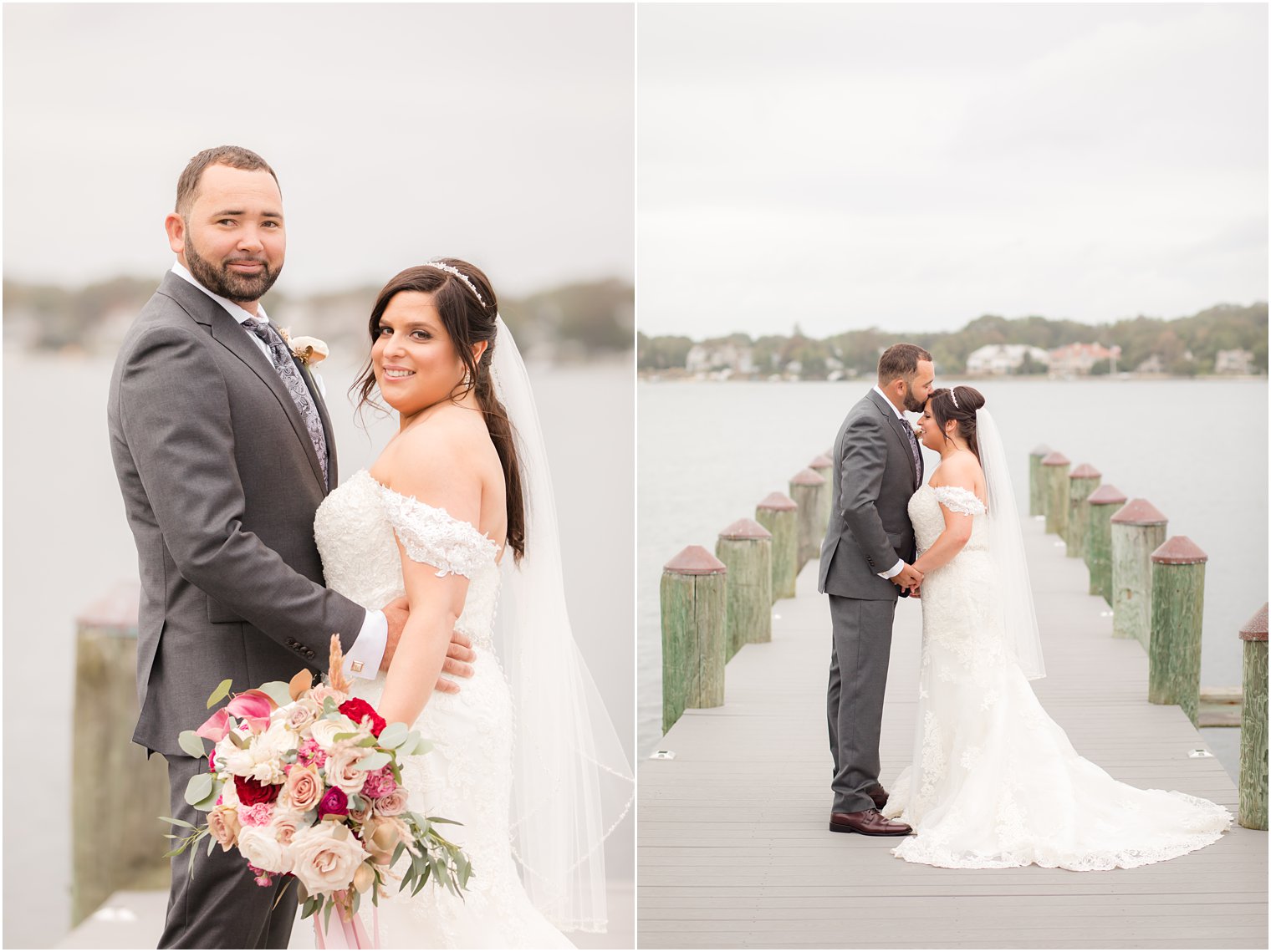 Early fall Clarks Landing wedding photos by Idalia Photography