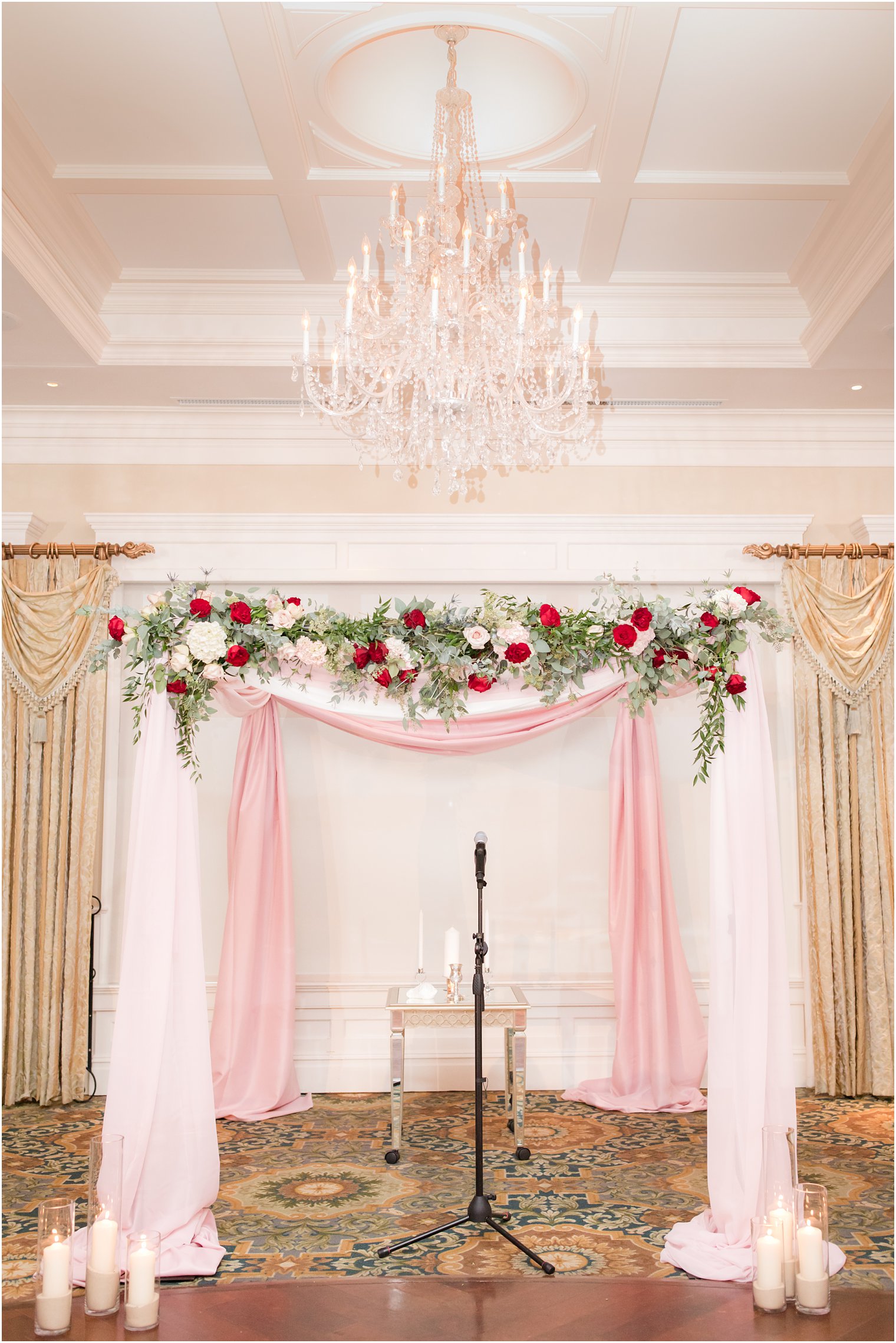 wedding canopy photographed by Idalia Photography