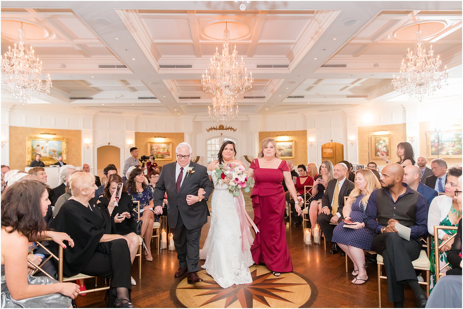 Jewish wedding ceremony at Clarks Landing Yacht Club photographed by Idalia Photography