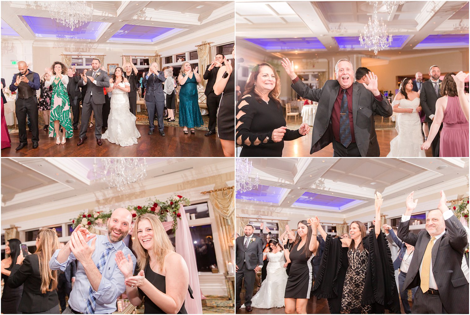 reception dancing at Clarks Landing Yacht Club with Idalia Photography